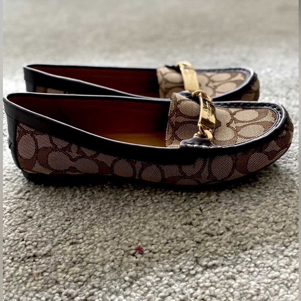 Women’s Coach Dress Shoes/ Flats in Brown&Tan Blend